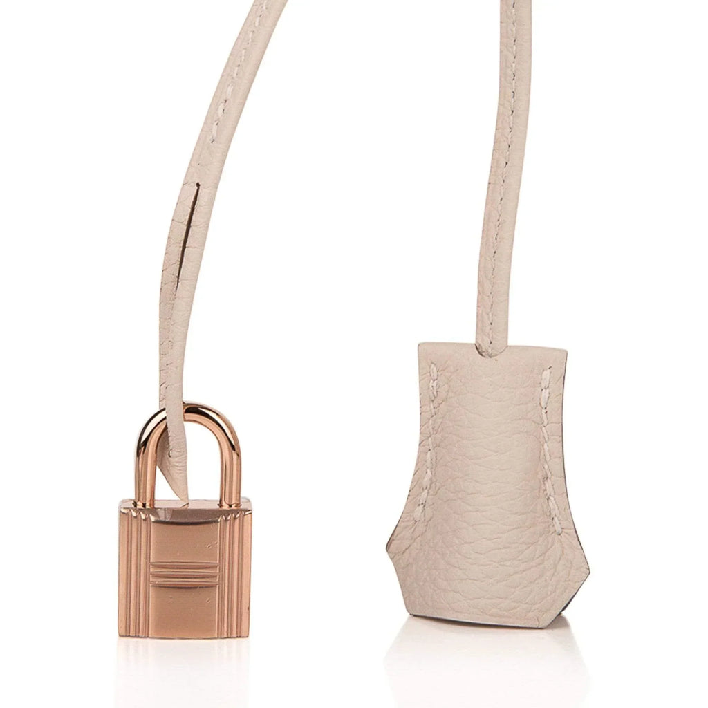 Birkin 30 Bag Craie Togo Leather with Rose Gold Hardware