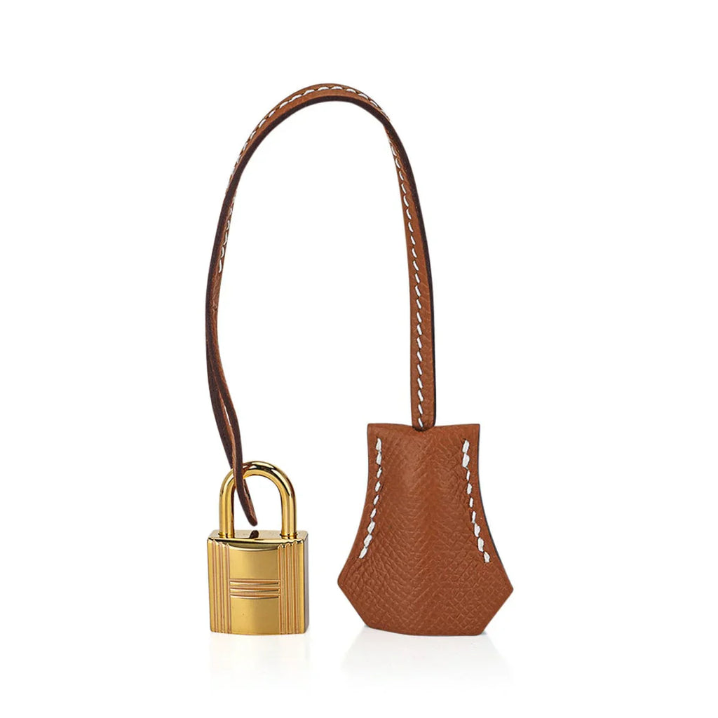 Kelly 28 Sellier Bag Gold Epsom Leather with Gold Hardware