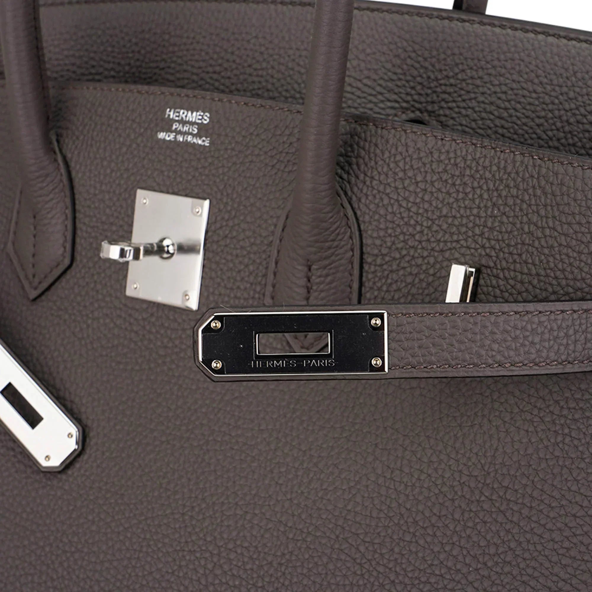 Birkin 35 Bag Etain Togo Leather with Palladium Hardware