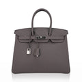 Birkin 35 Bag Etain Togo Leather with Palladium Hardware