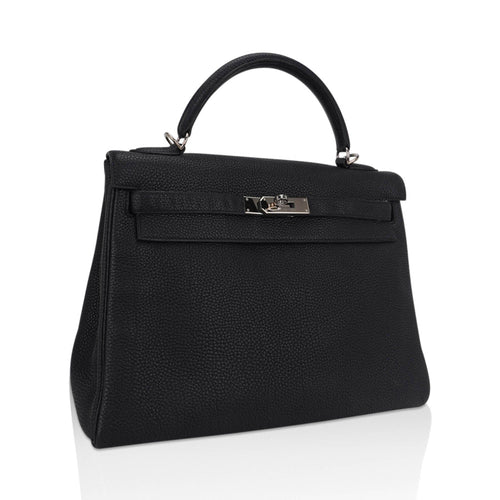 Bag Black Togo Leather with Palladium Hardware